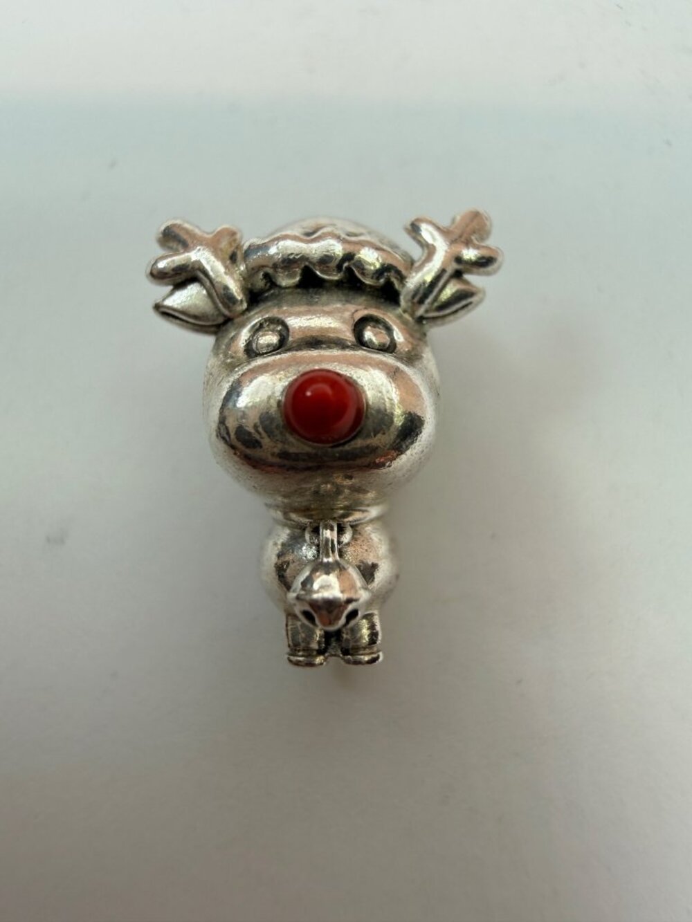 Pandora Retired Red-Nosed Reindeer Rudolph Christmas Charm 799208C01